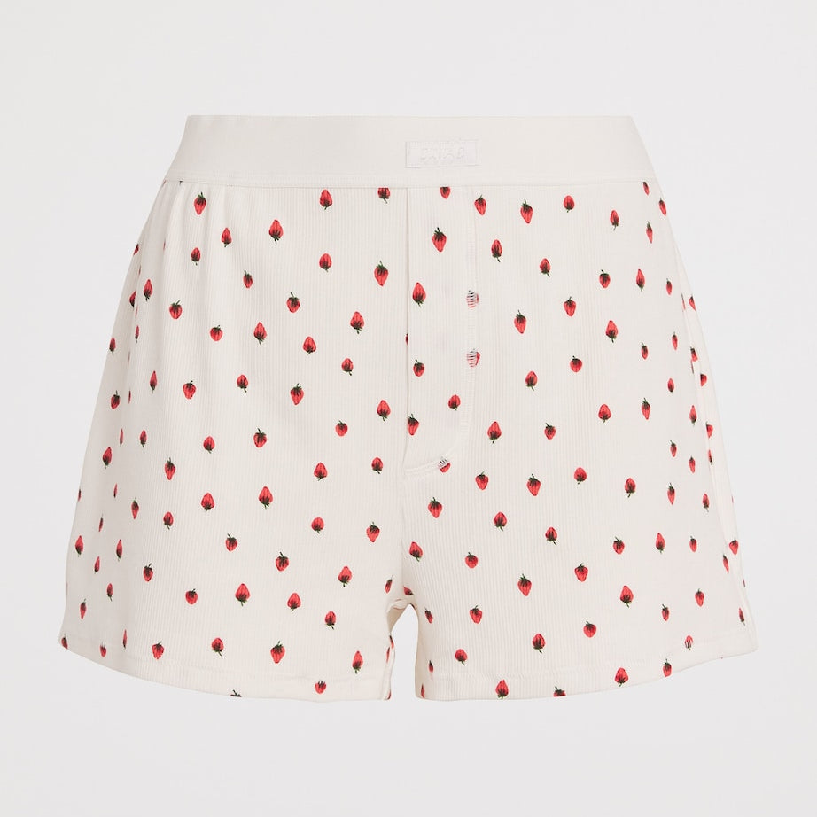 Ribbed Loose Boxer Shorts