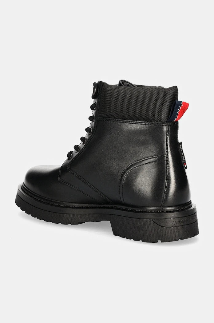 Високи обувки Tommy Jeans TJM LACE UP BOOT