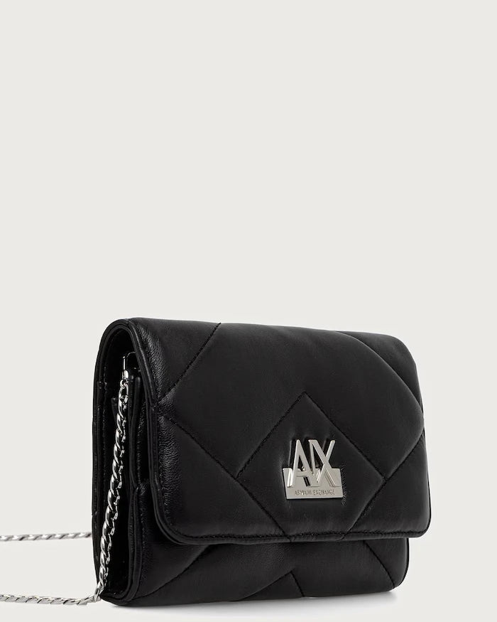 Armani Exchange kadın suni deri crossbody çanta