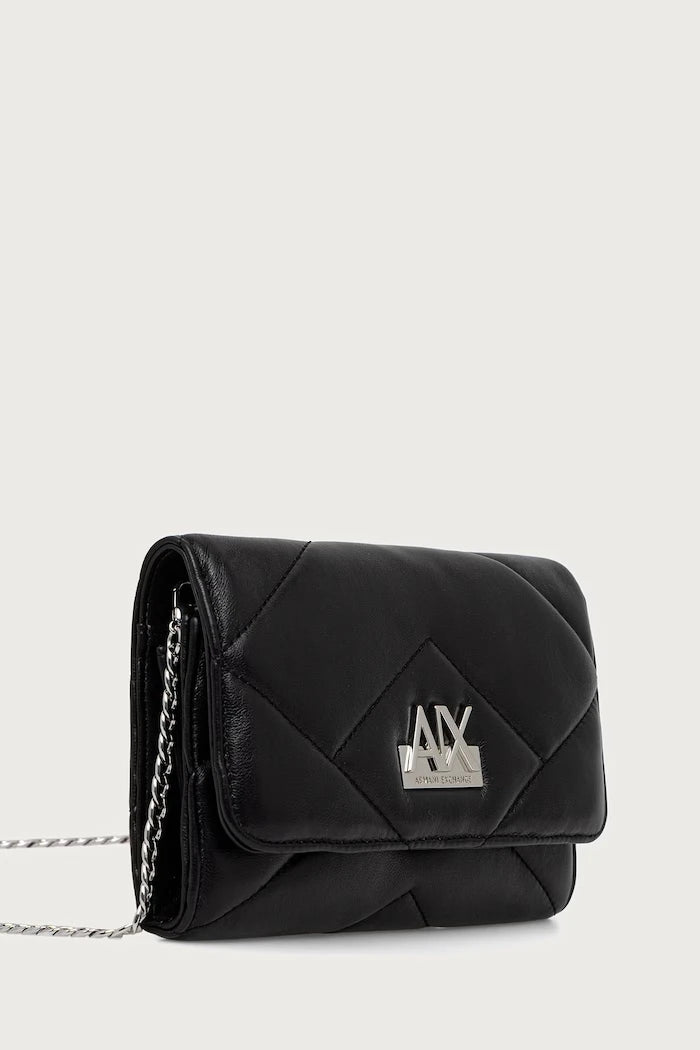 Armani Exchange kadın suni deri crossbody çanta