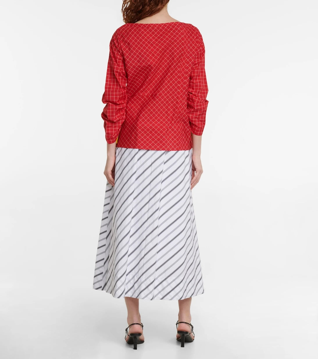 Tory Burch - Checked silk blouse