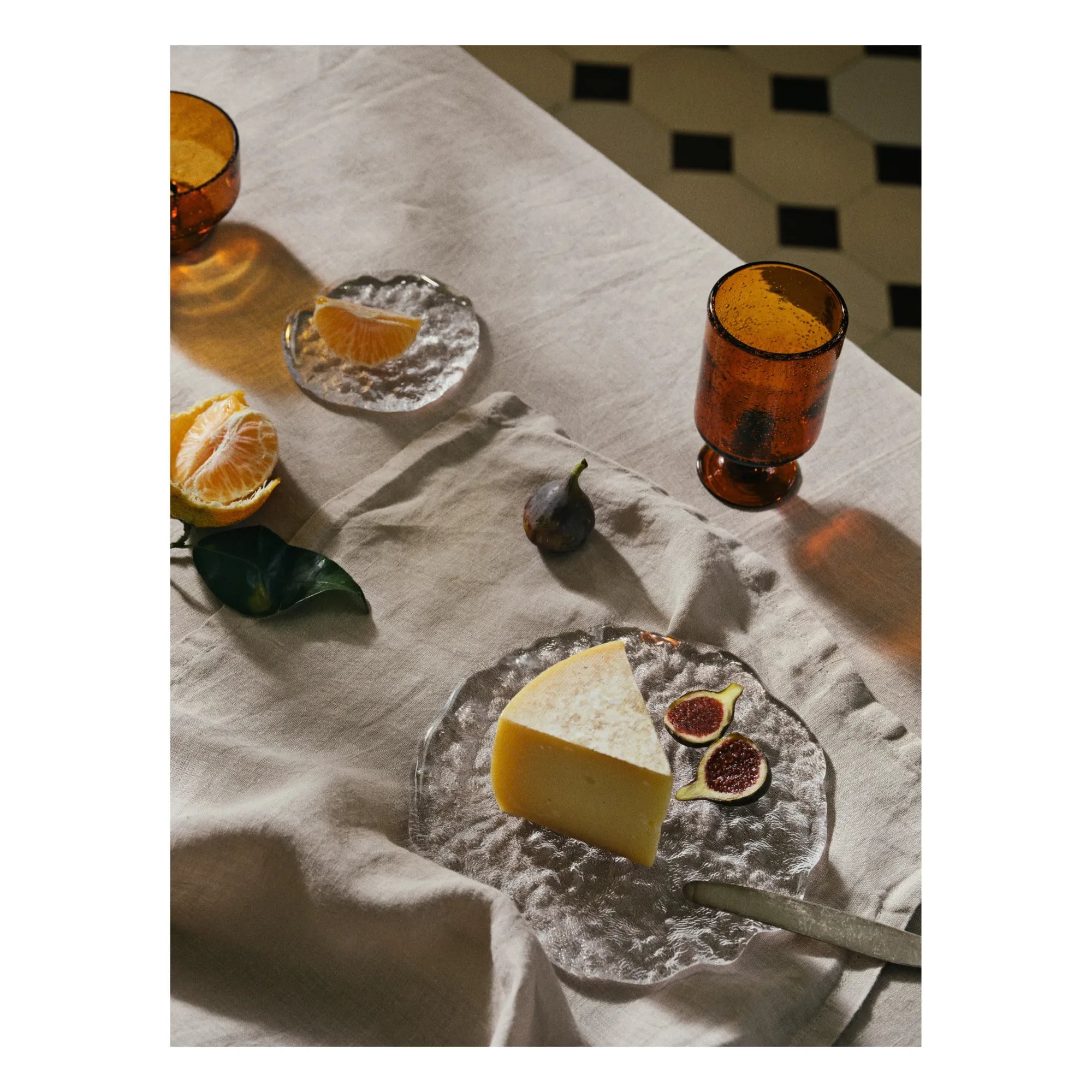 Ferm Living - Momento glass plates - Set of 2