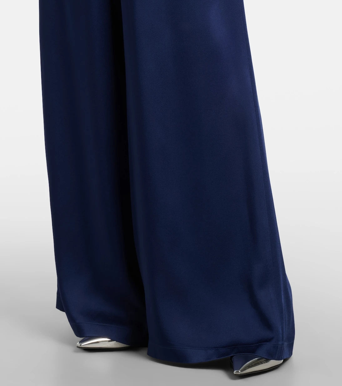 Stella McCartney - Satin wide-leg pants