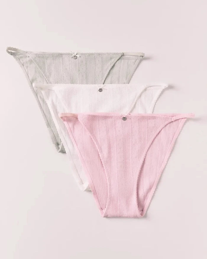 women'secret Kadın Pamuklu Bikini 3'lü