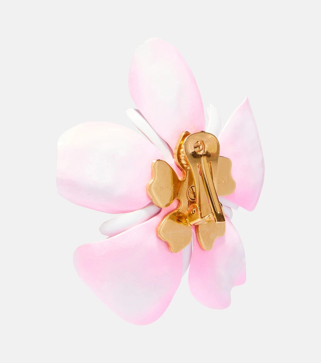 Chloé - Floral clip-on earrings