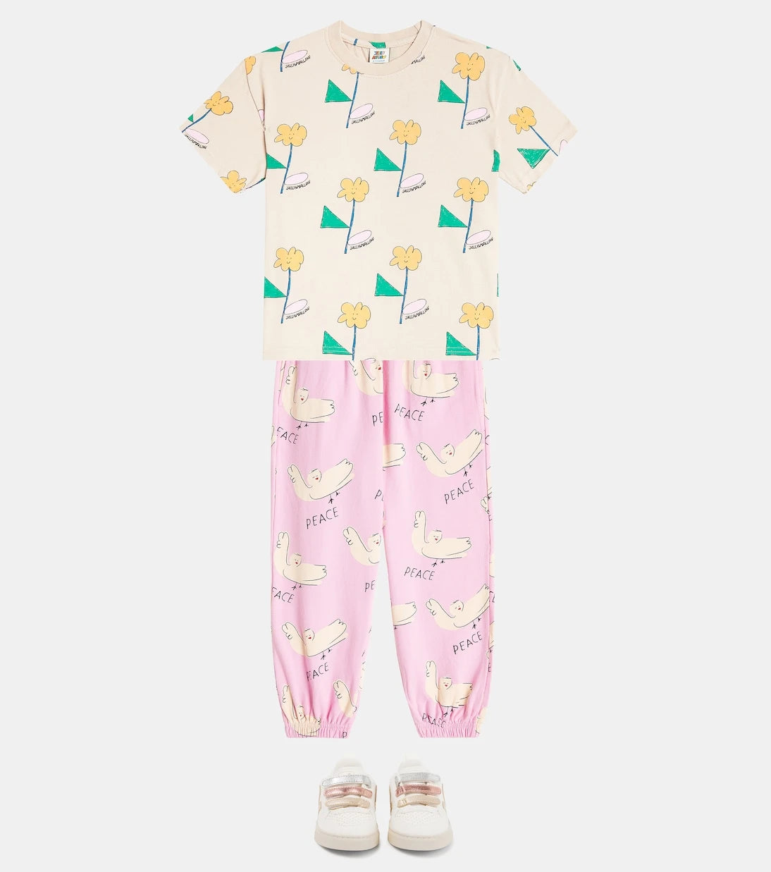 Jellymallow - Flower cotton jersey T-shirt