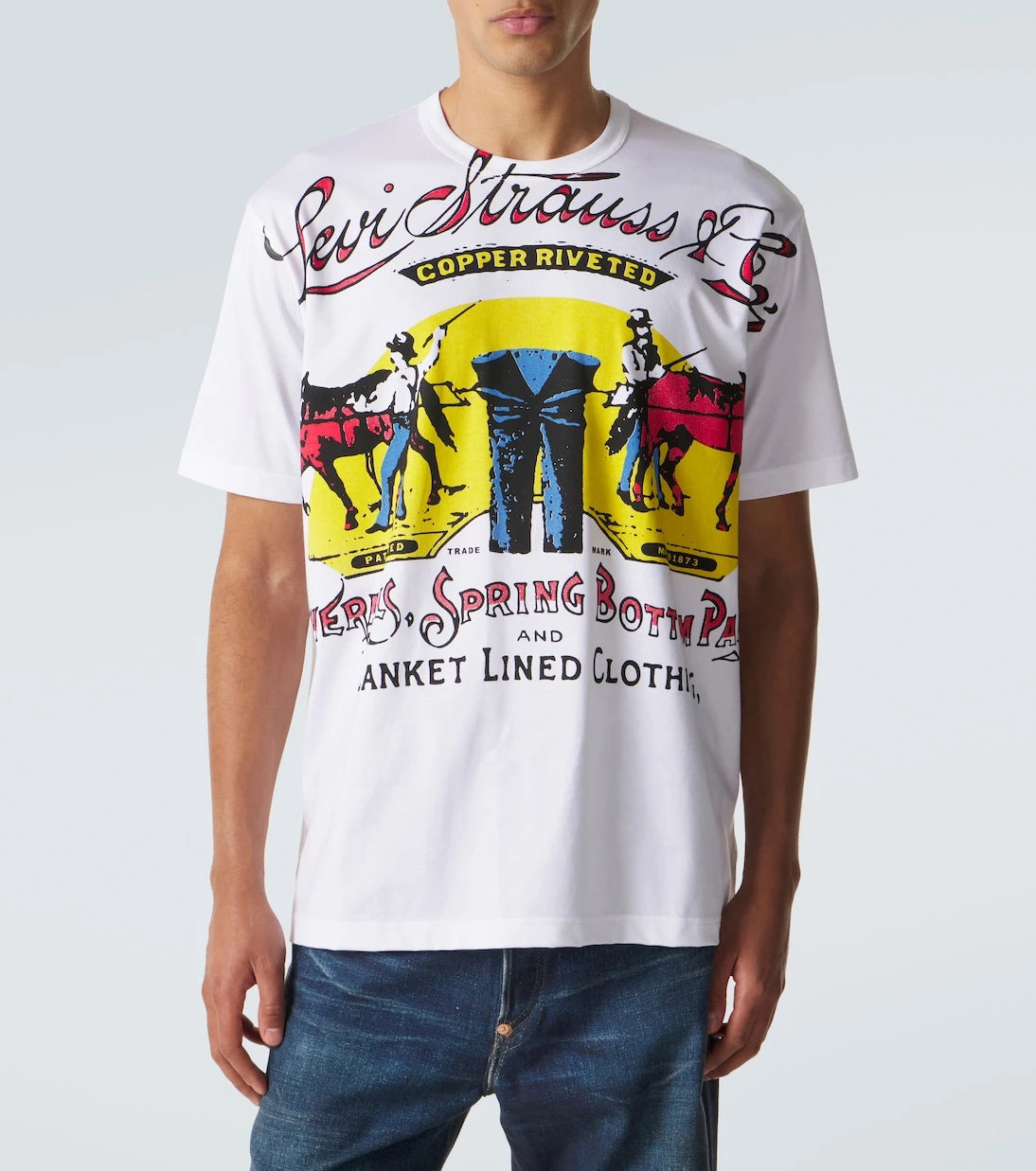 Junya Watanabe - x Levi's® printed cotton jersey T-shirt