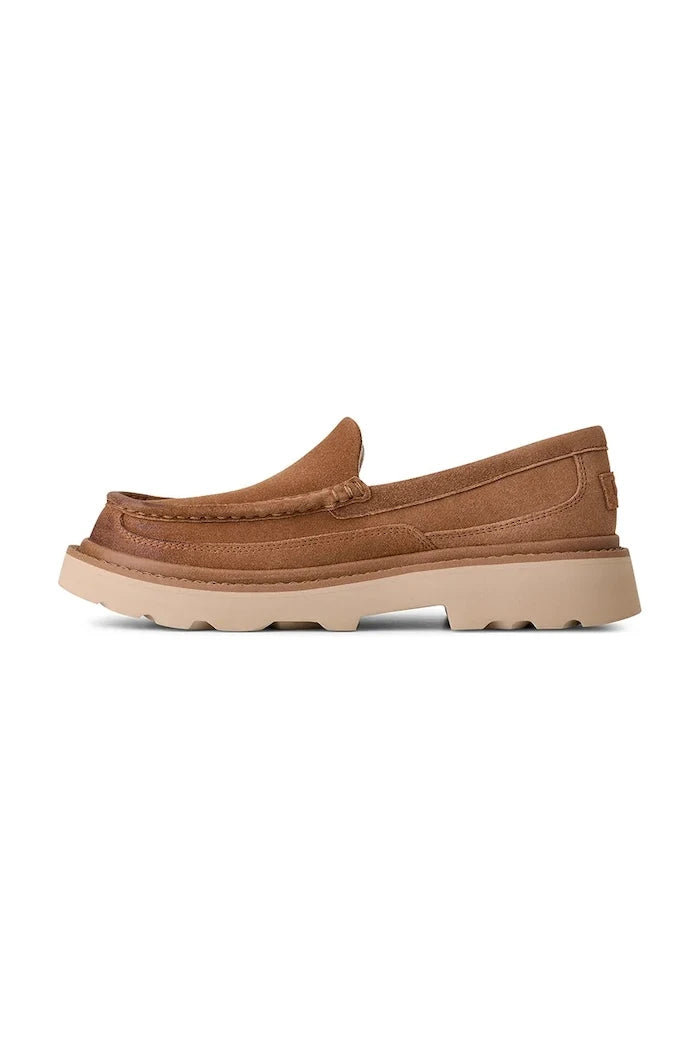 Велурени мокасини UGG Ascot Lug