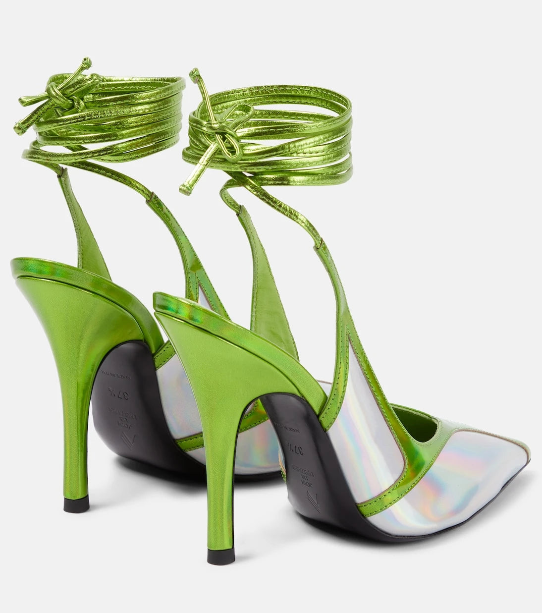 The Attico - Venus leather pumps