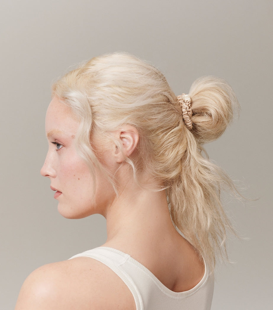 Pure Silk Skinny Scrunchies (Set of 4)