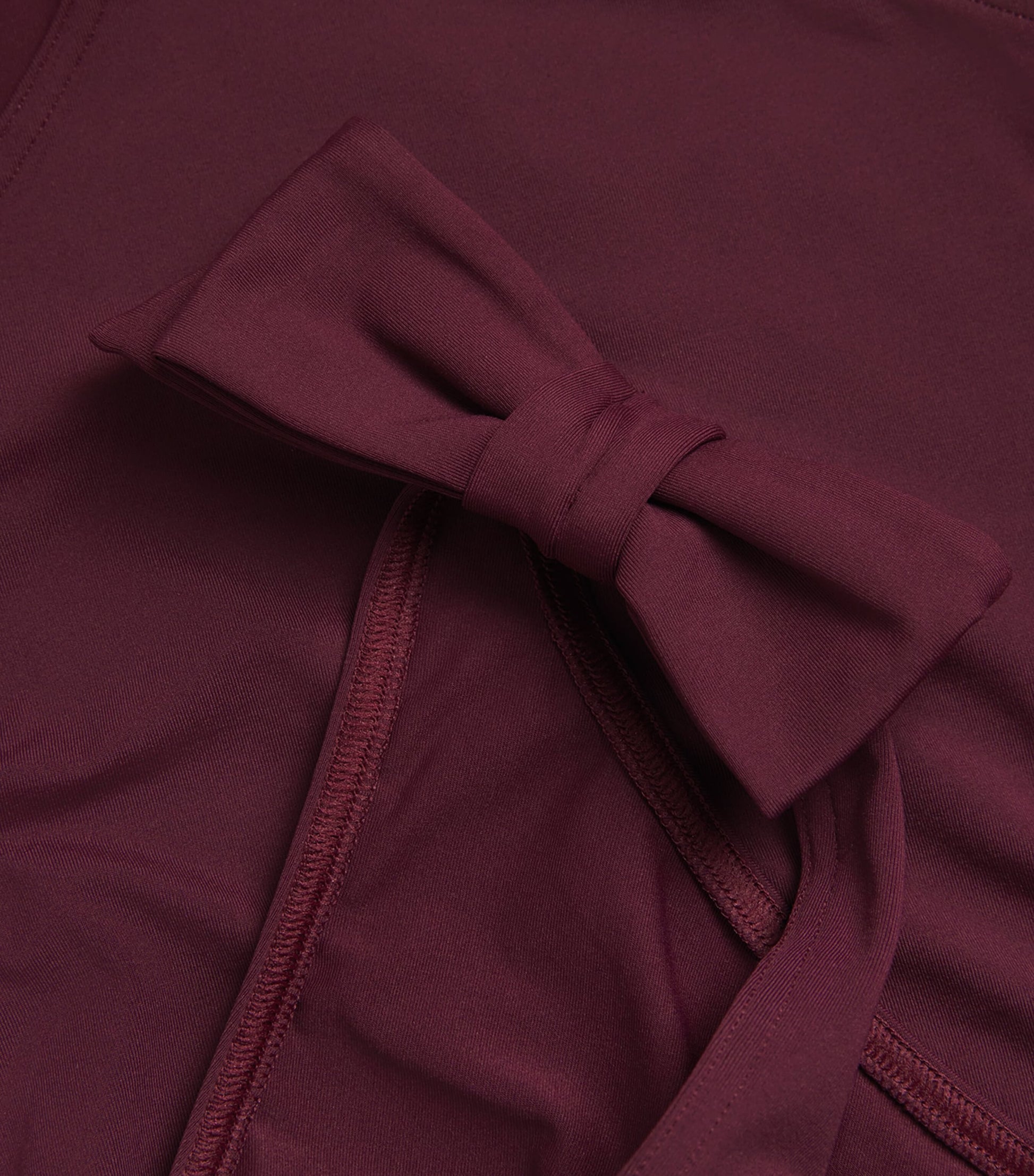 Eres Burgundy One-Shoulder Prodige Swimsuit