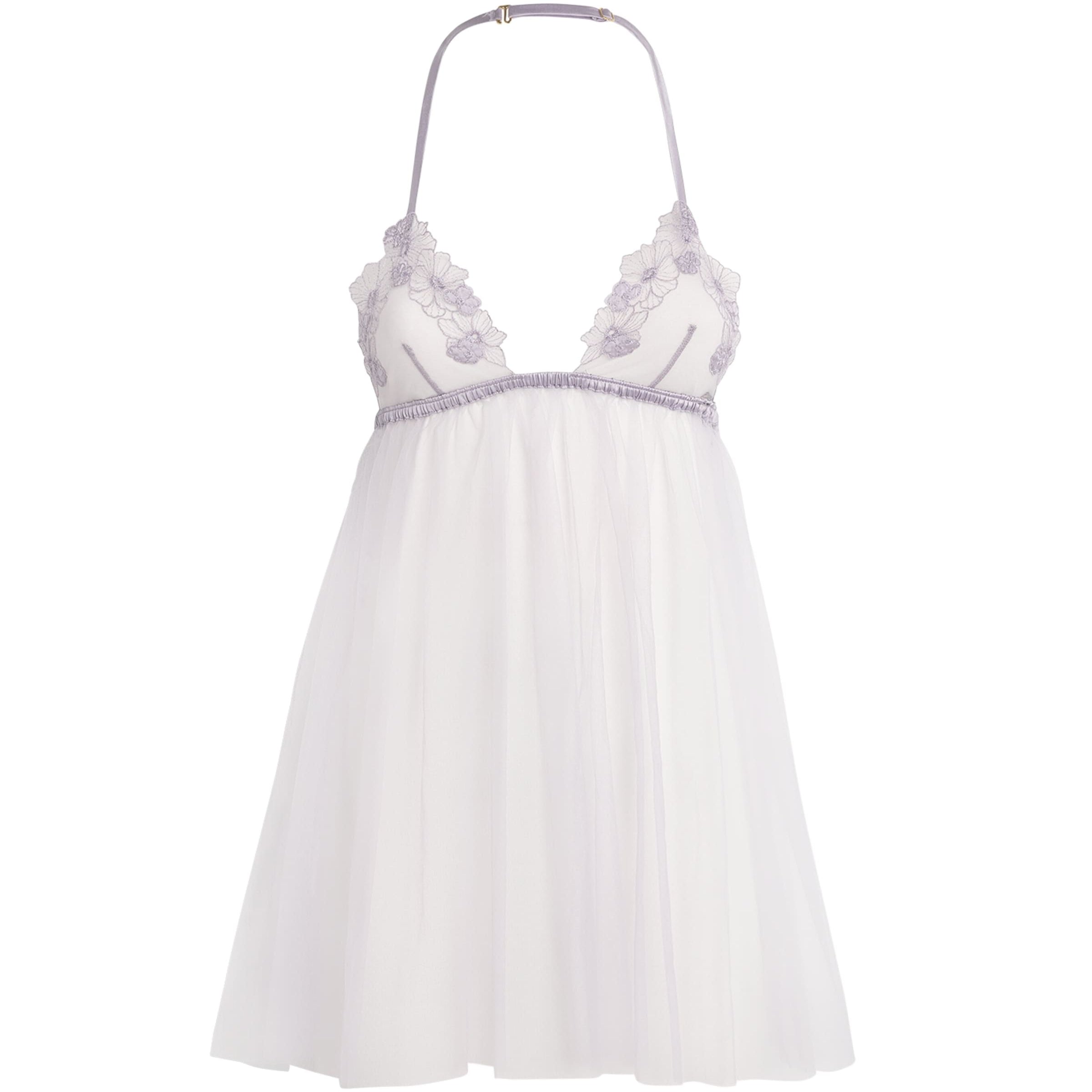 Kiki de Montparnasse Purple Floral-Lace Babydoll Dress