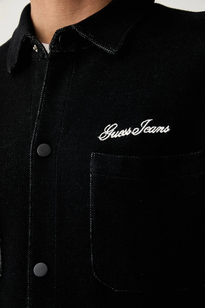 Guess Jeans pamuklu erkek gömleği