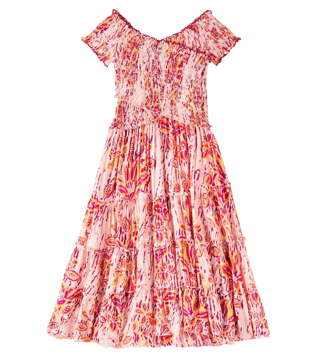 Poupette St Barth Kids - Soledad shirred dress