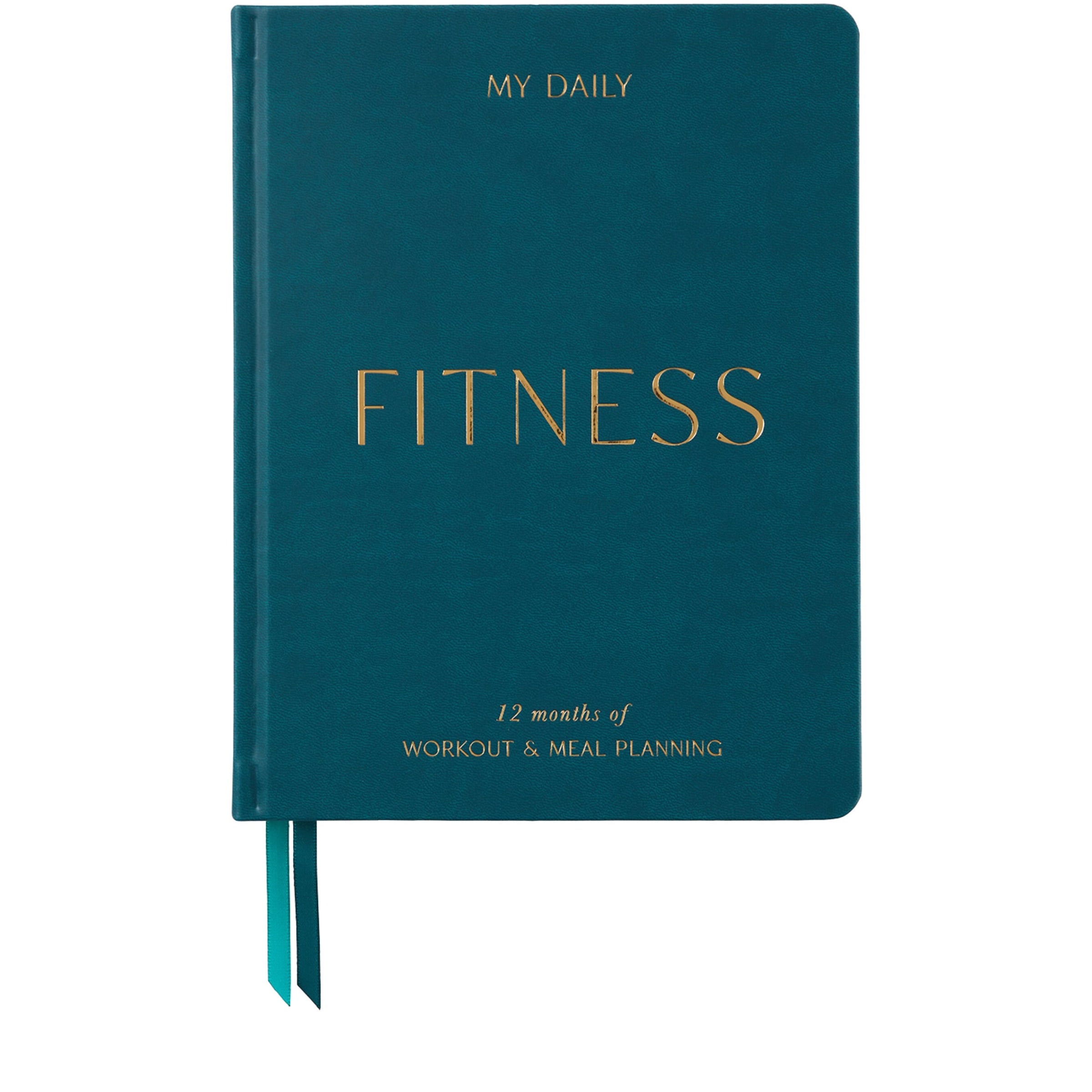 Blush and Gold Daily Fitness & Meal Planner