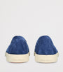 Blue Suede Loafers