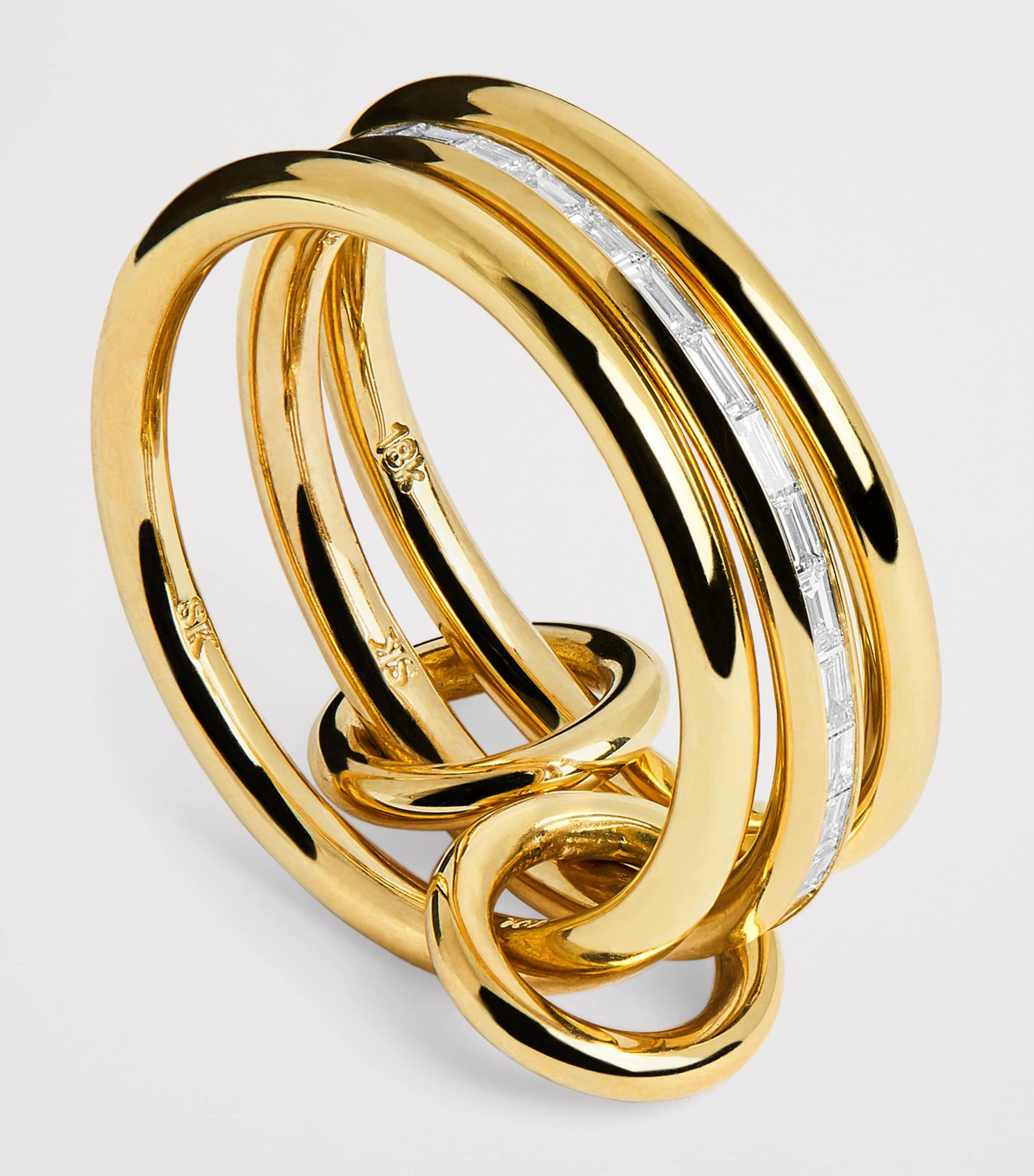 Yellow Gold and Diamond Sonja Ring