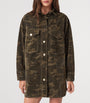 Denim Faye Shirt Dress CAMO GREEN