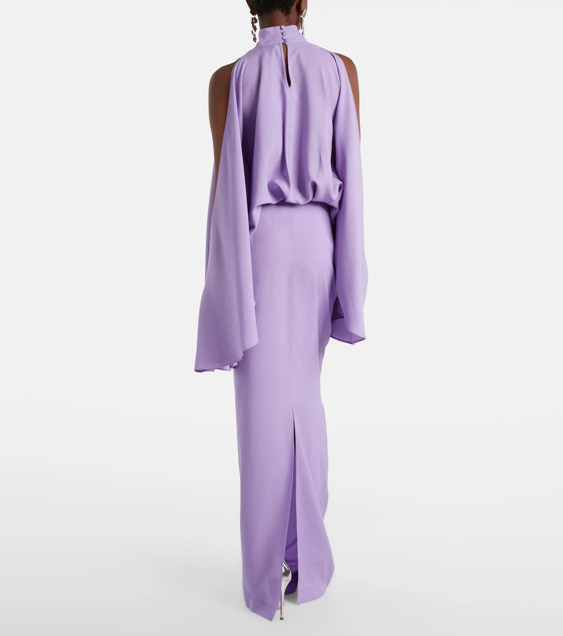 Taller Marmo - Bacall draped satin gown