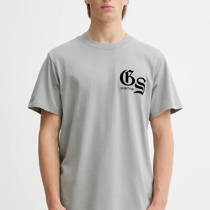 Памучна тениска G-Star Flock back gr loose