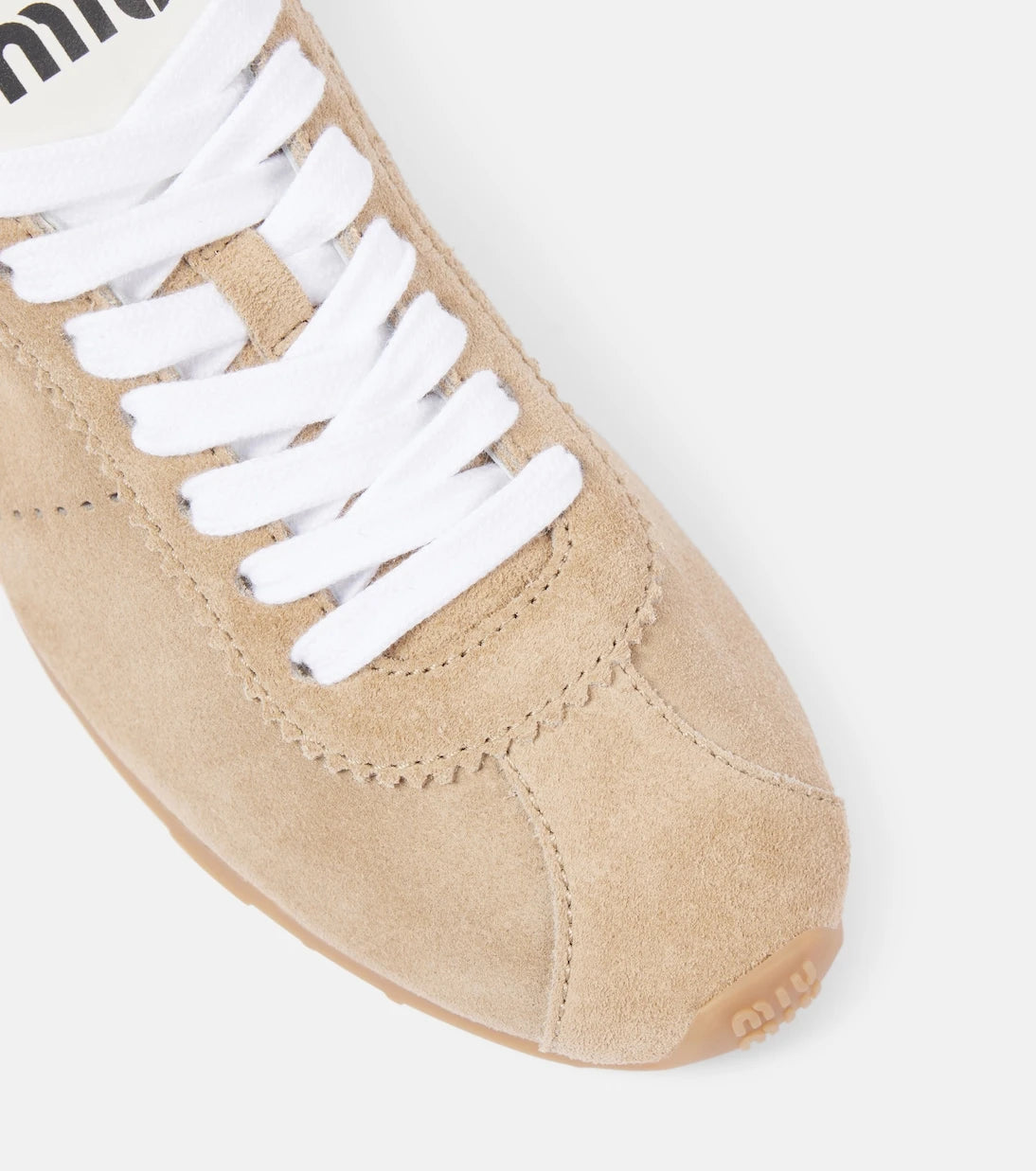 Miu Miu - Plume suede sneakers