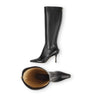 Jimmy Choo Black Agathe 85 Leather Knee-High Boots