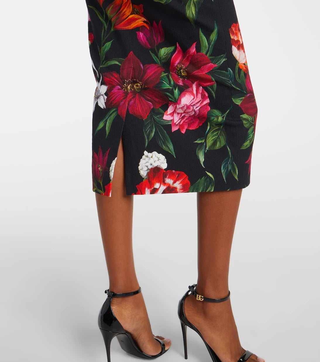 Dolce&Gabbana - Floral pencil skirt