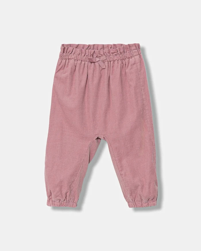 Бебешки кадифен панталон United Colors of Benetton