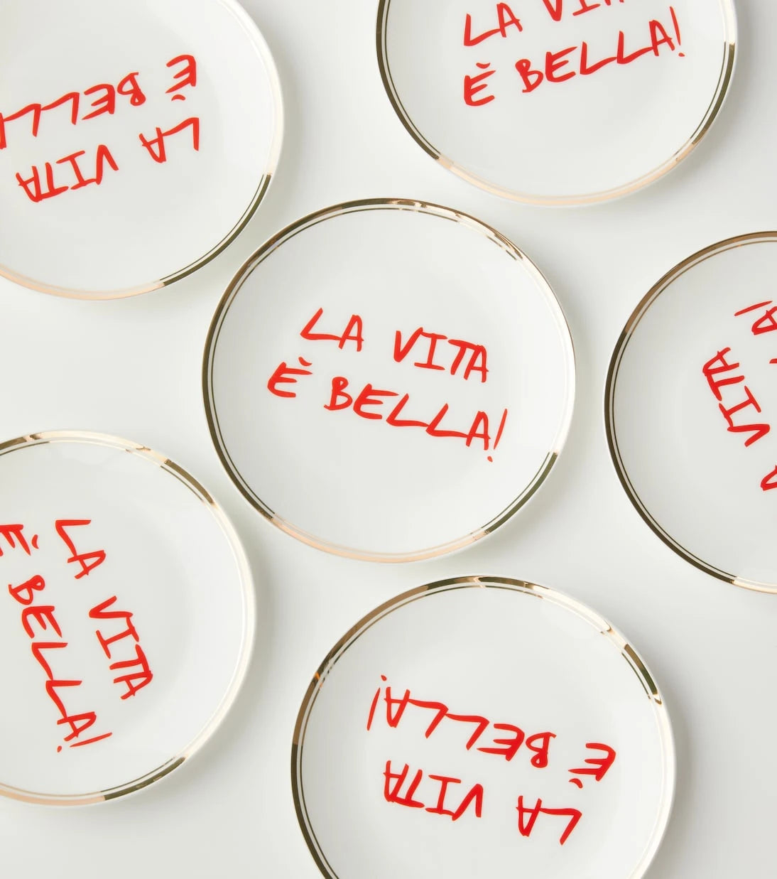 Bitossi - La Vita È Bella set of 6 plates