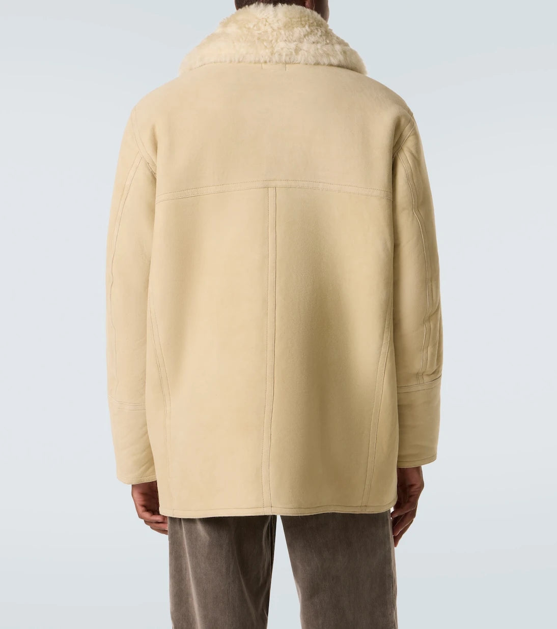 RRL - Shearling-lined suede coat