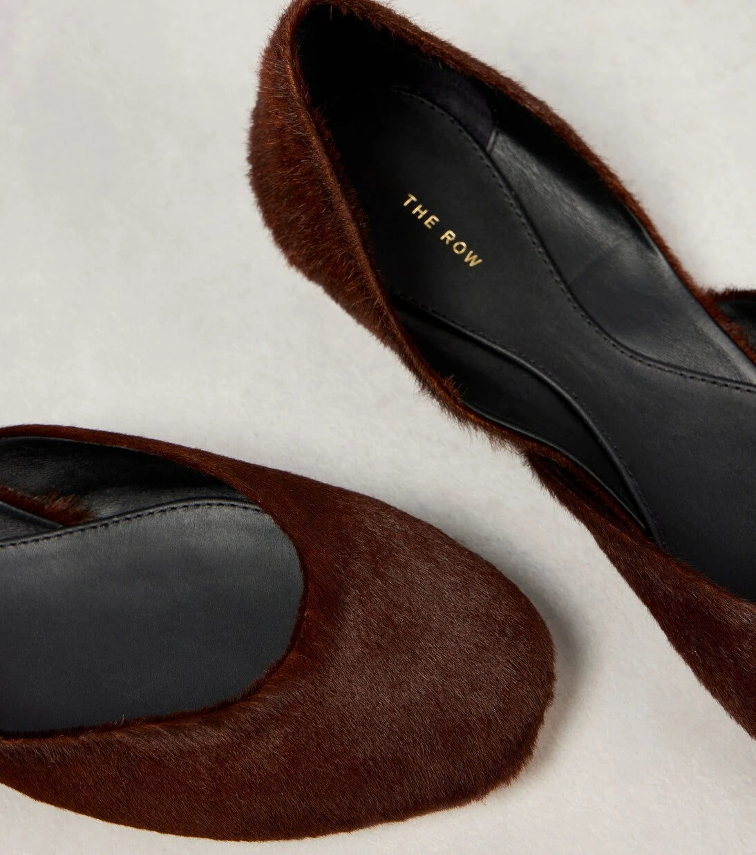 The Row - Gemma calf hair ballet flats