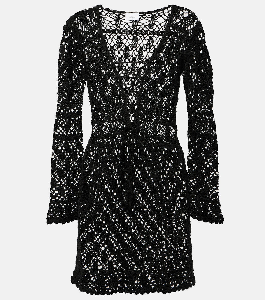 Anna Kosturova - Bianca crochet cotton minidress
