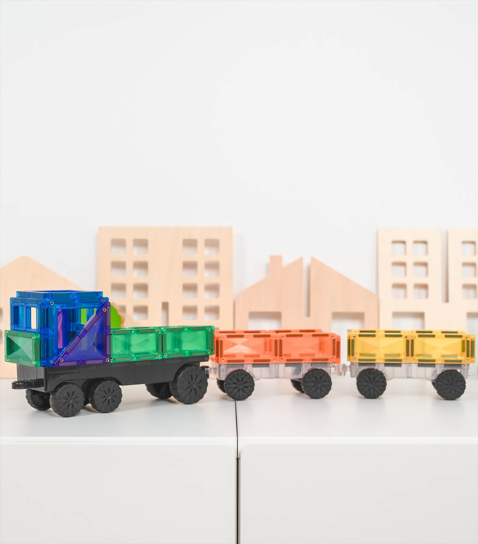 Connetix Tiles Rainbow Transport Pack Play Set