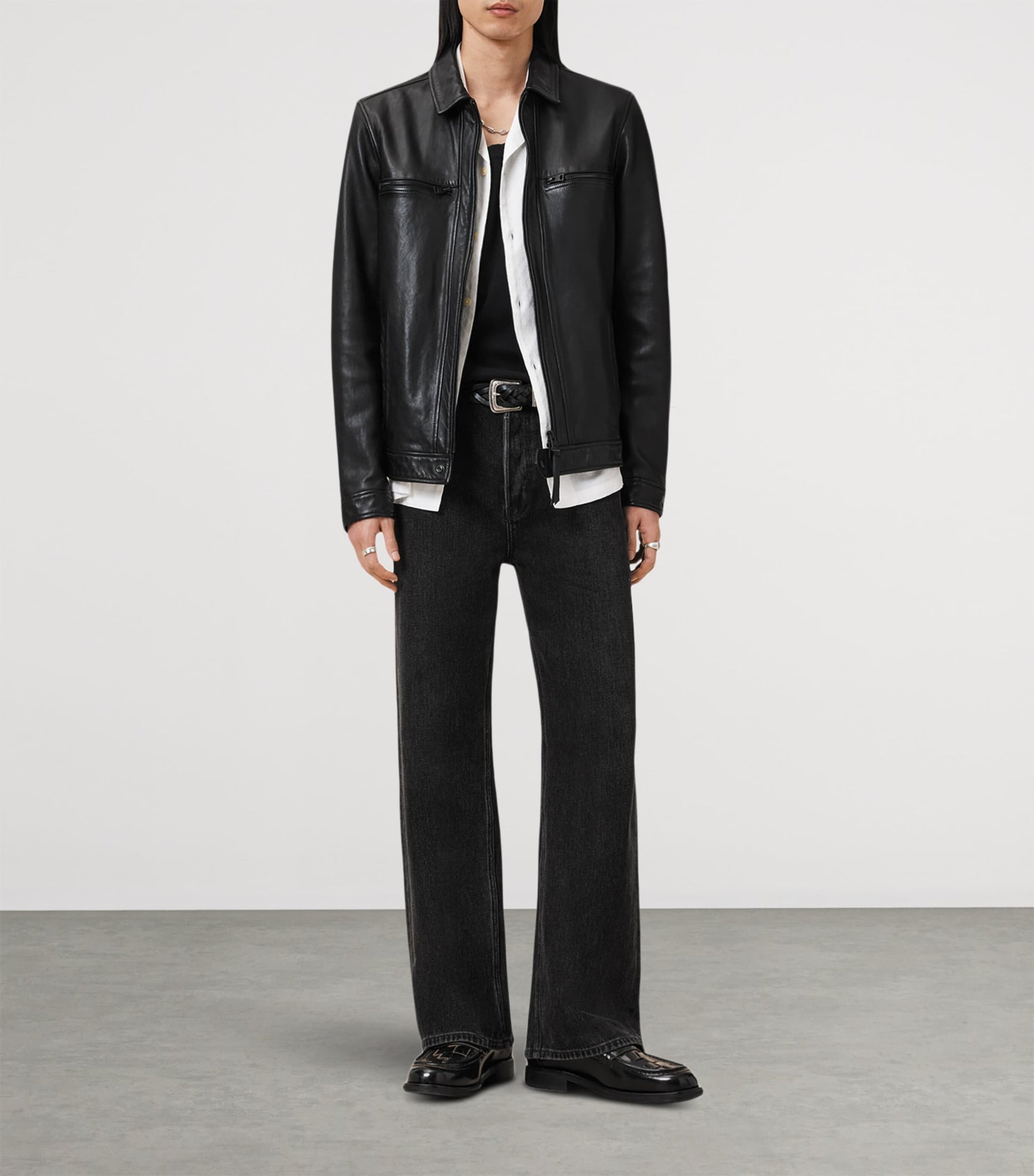 Black Leather Luck Jacket