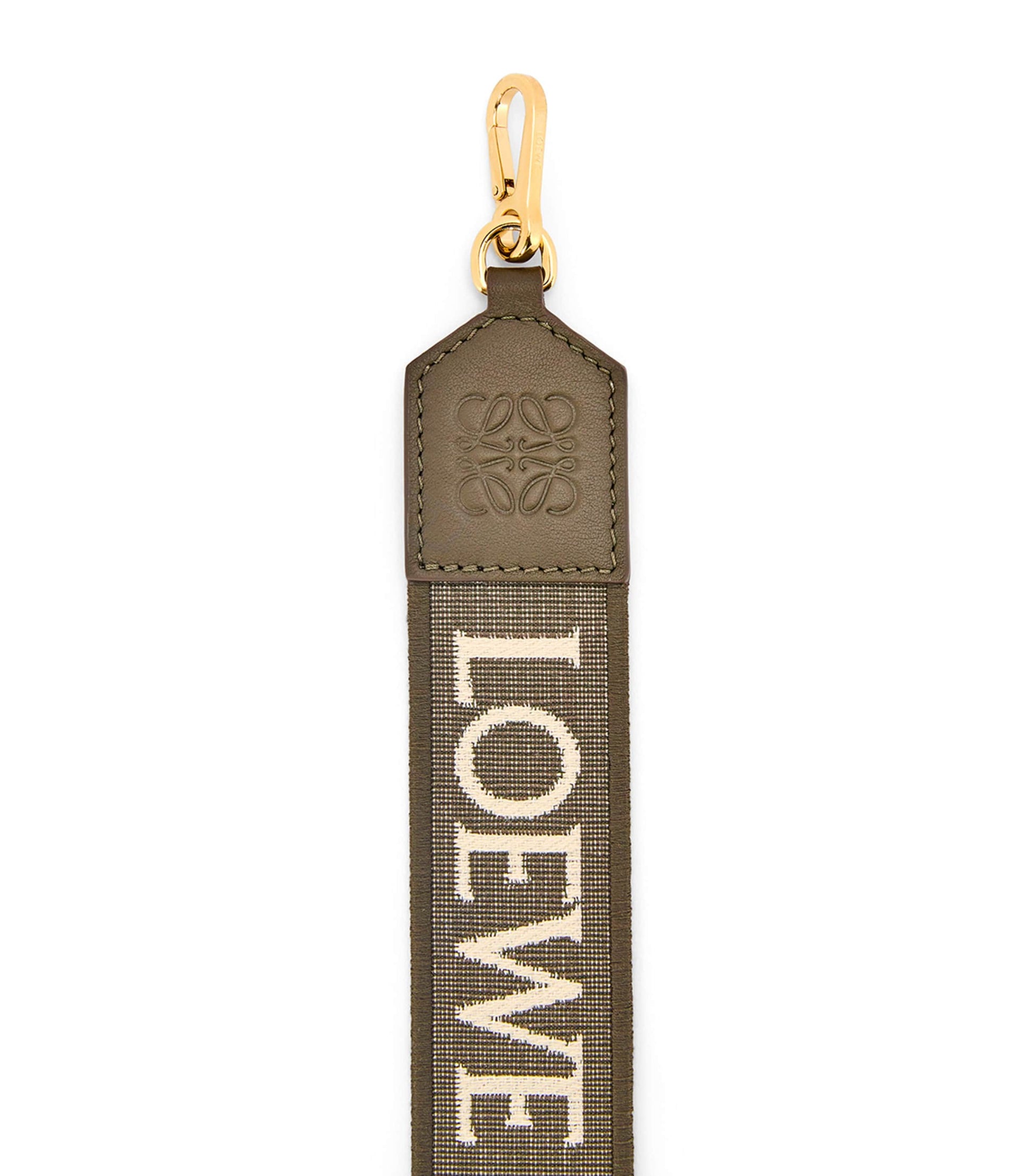 Green Jacquard Anagram Strap