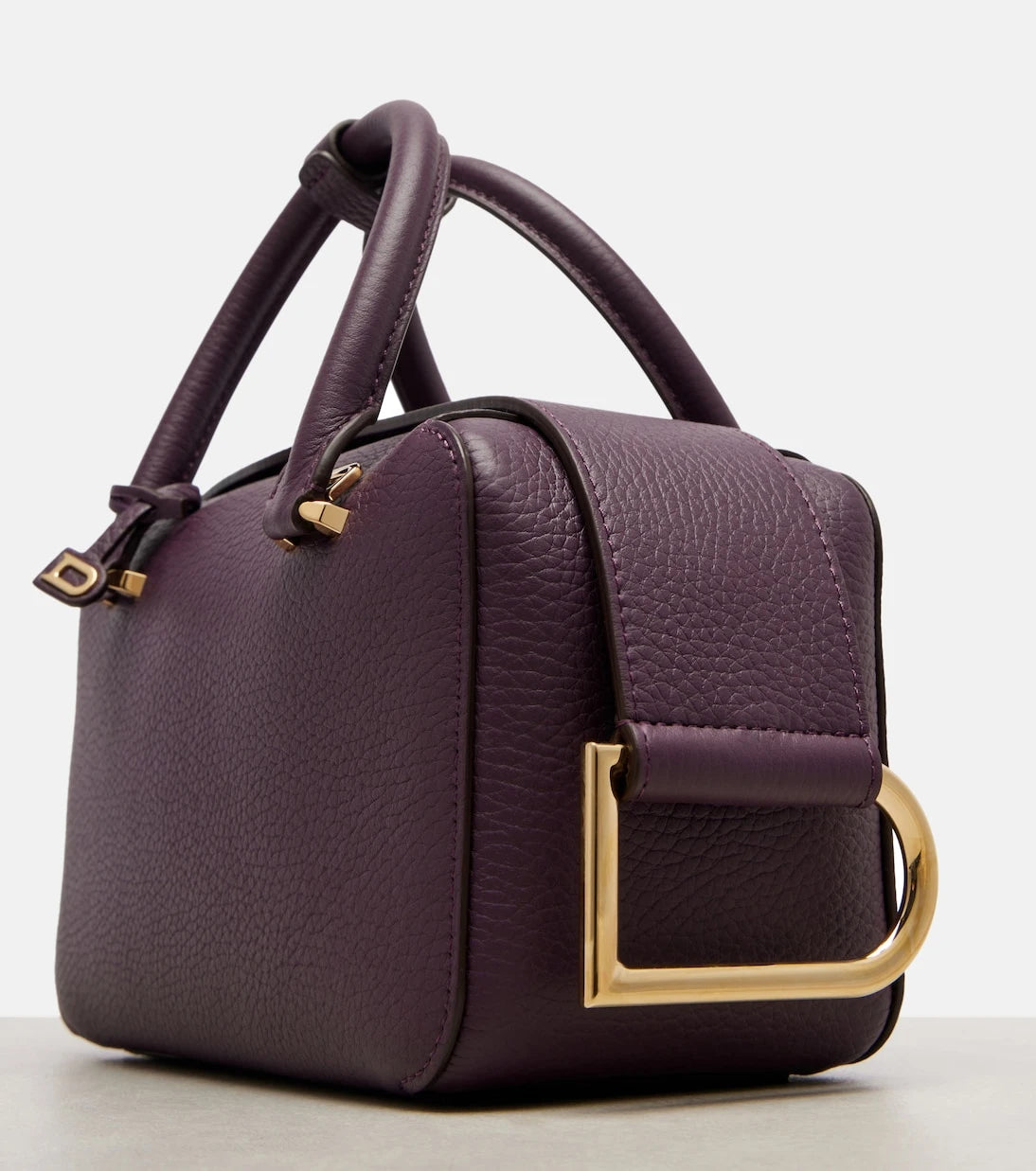 Delvaux - حقيبة يد توتس صغيرة Cool Box من الجلد