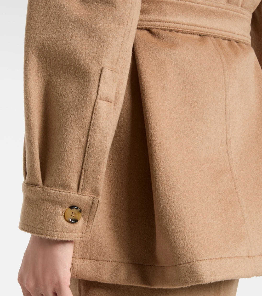 Max Mara - Leva belted camel hair jacket