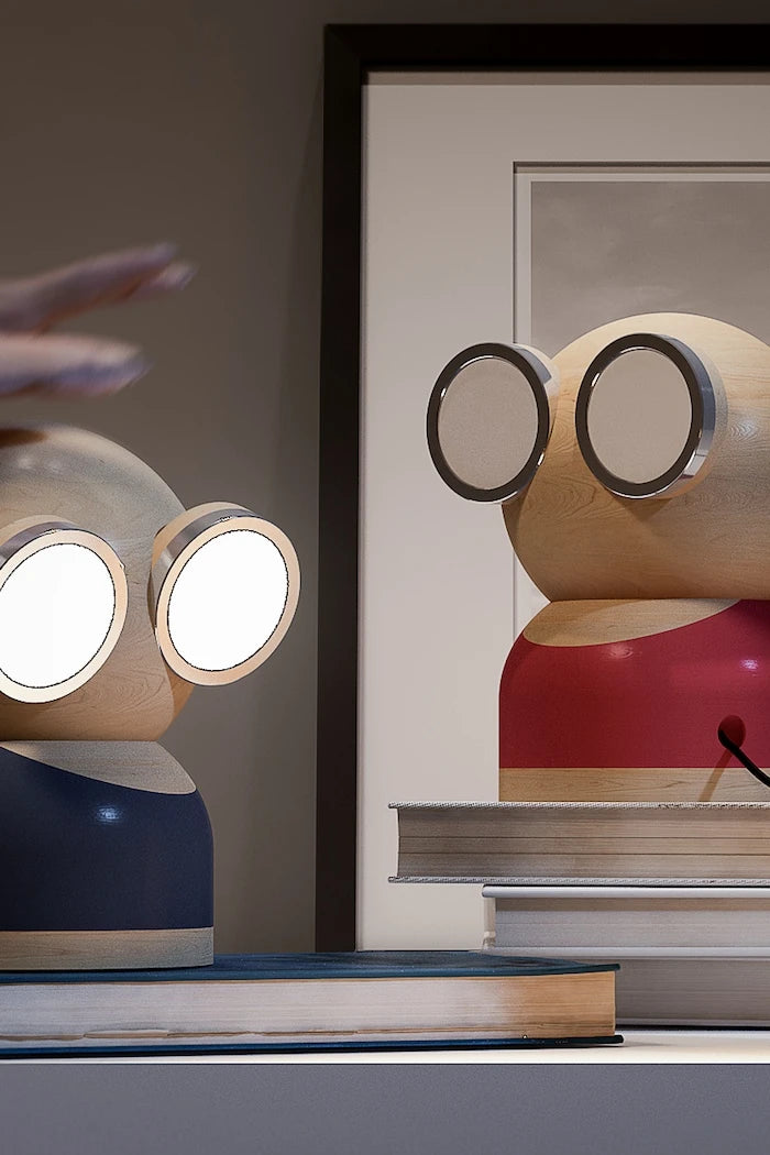 Нощна led лампа Design Nest Mr Watt Goggle