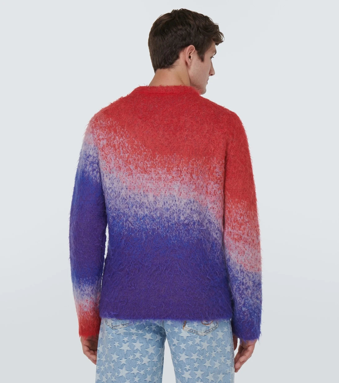 ERL - Gradient mohair-blend sweater