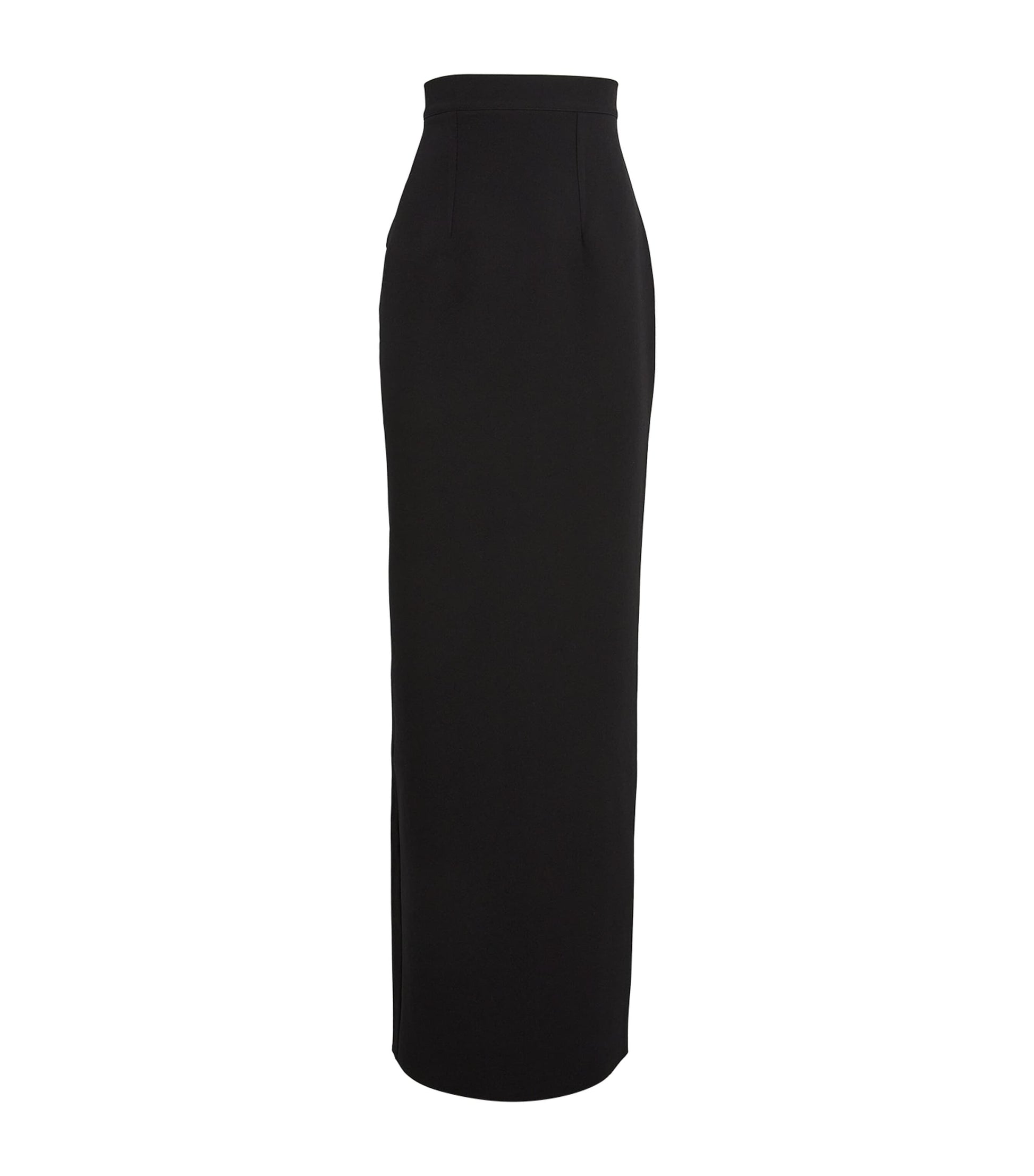 Safiyaa Black Crepe Sidha Maxi Skirt