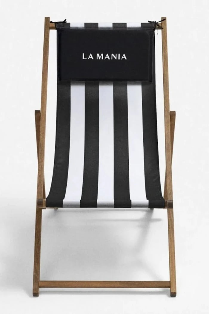 La Mania kayın ağacından şezlong 131 x 57 cm