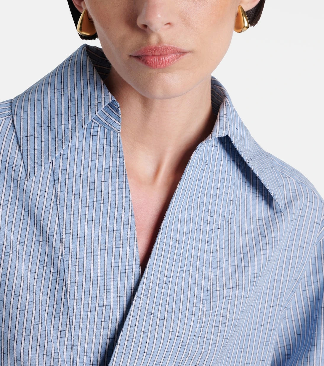 Bottega Veneta - Drop Small gold-plated earrings