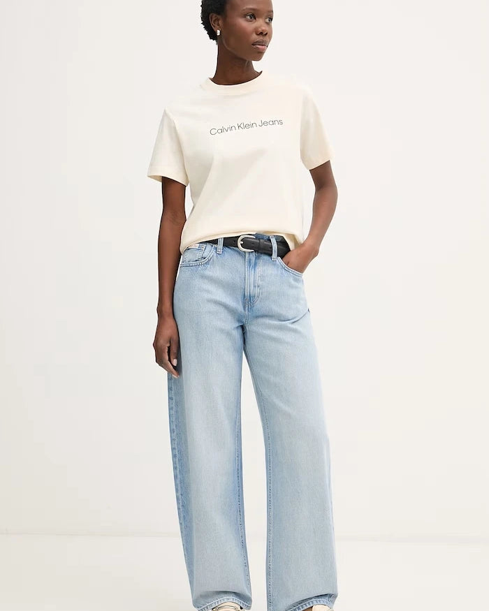 Calvin Klein Jeans kadın pamuklu tişört