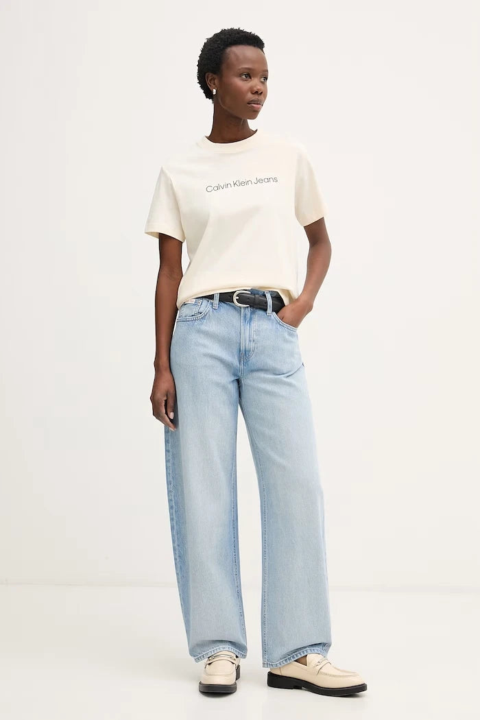 Calvin Klein Jeans kadın pamuklu tişört