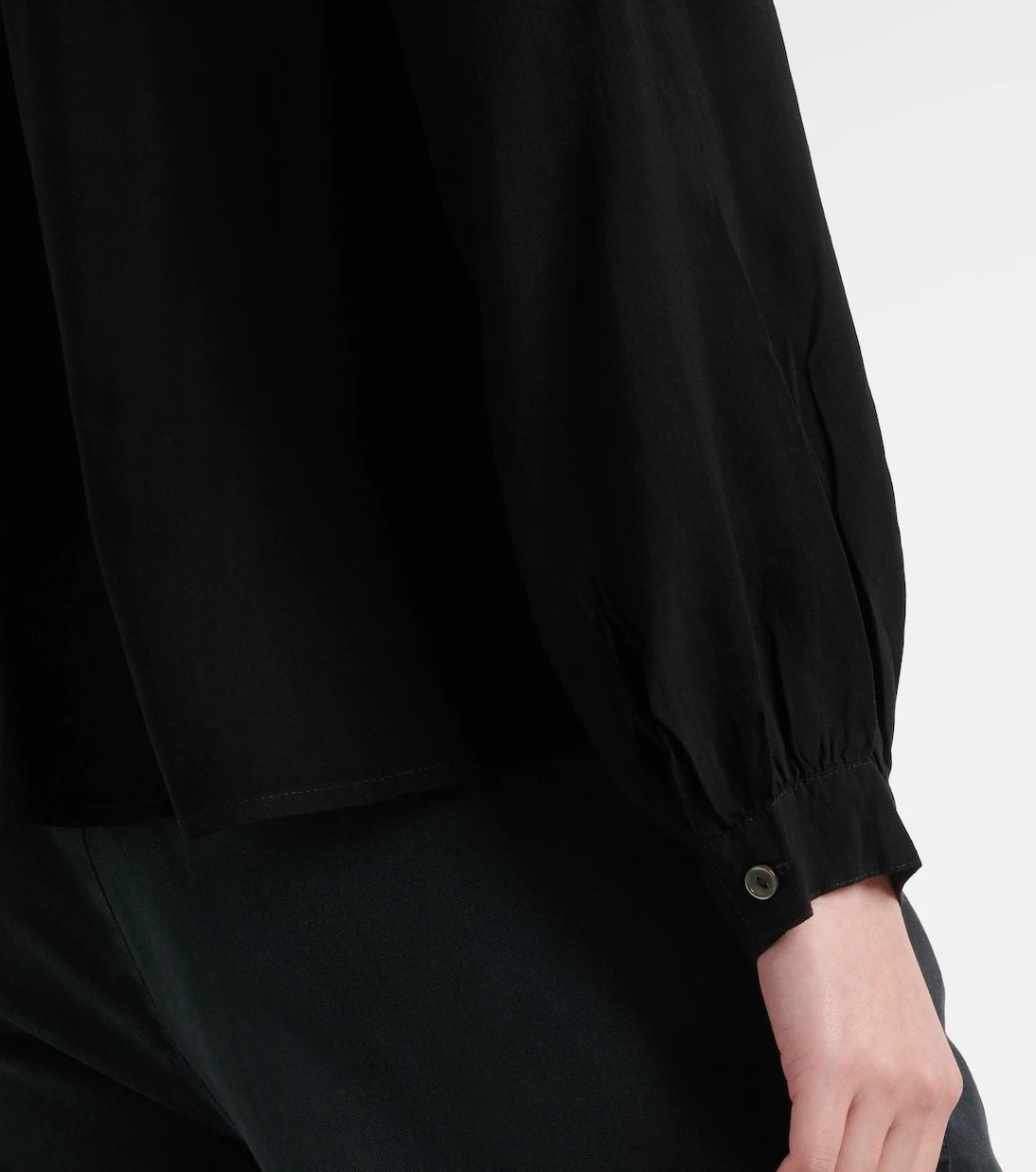 Velvet - Gabrielle draped rayon challis blouse