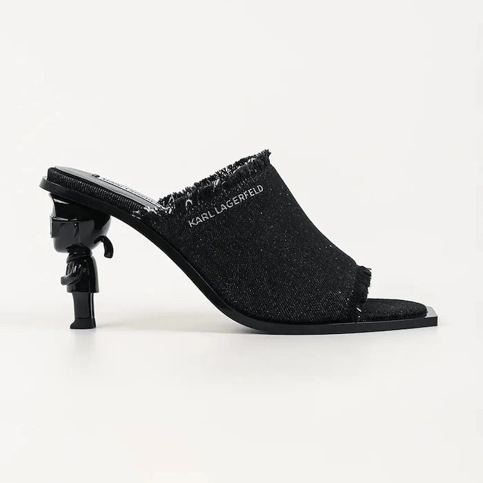 Karl Lagerfeld kadın terlik mule Karl Nft Heel