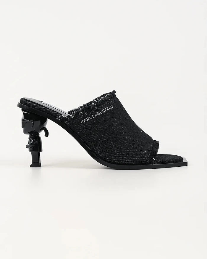 Karl Lagerfeld kadın terlik mule Karl Nft Heel