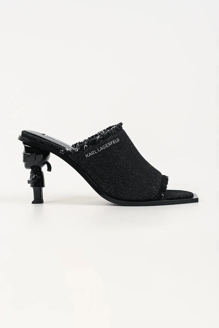 Karl Lagerfeld kadın terlik mule Karl Nft Heel