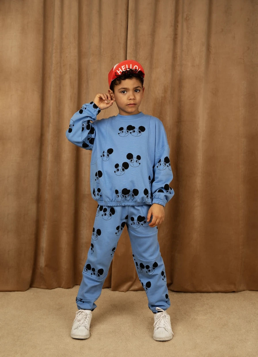 Mini Rodini - Ritzratz pamuk sweatshirt