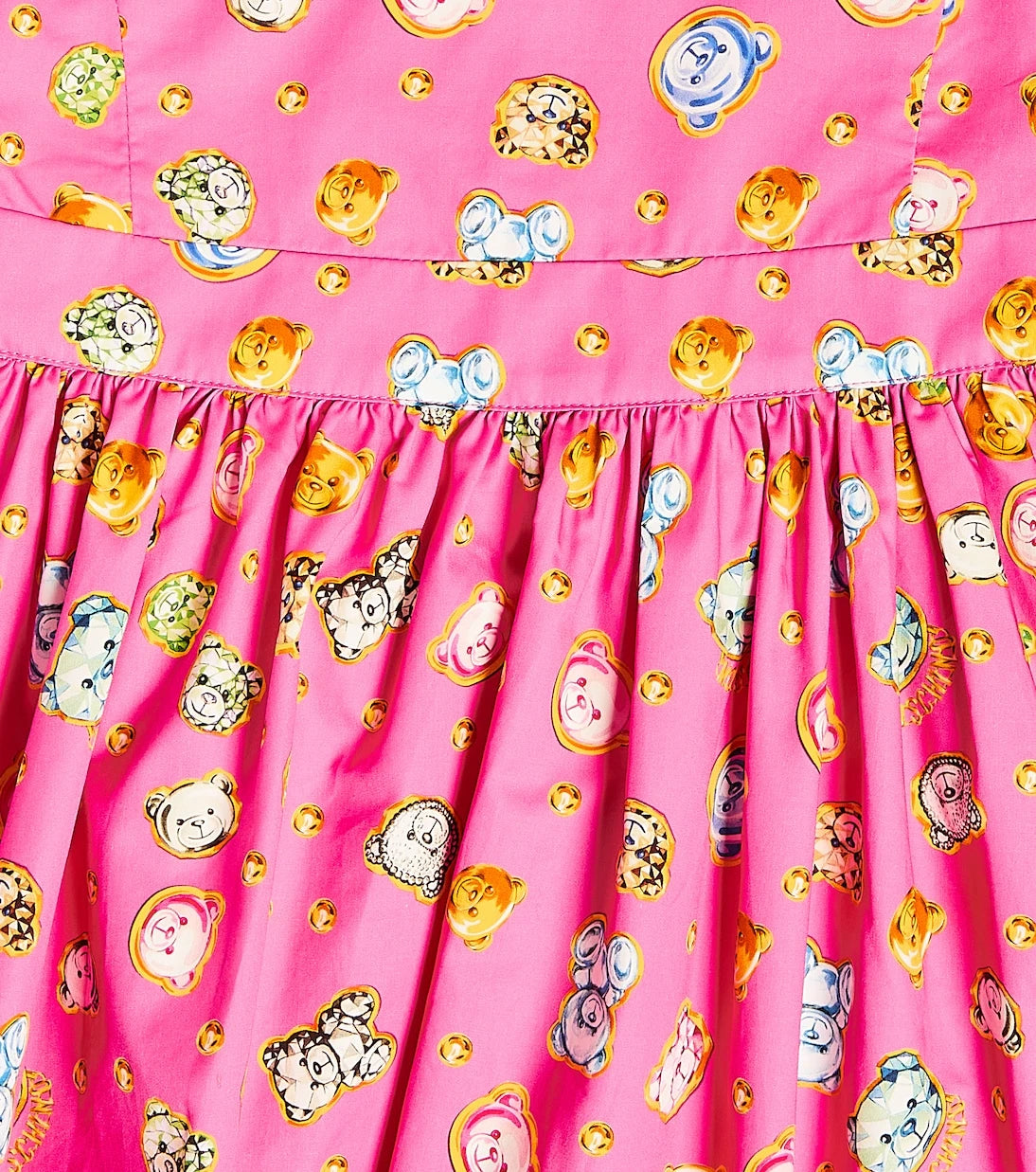 Moschino Kids - Teddy Bear cotton dress